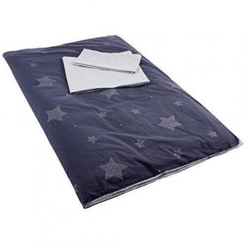 Petitpraia Etoile Azul Noche Funda Nórdica Tríptica + Protector Cuna 70 + Relleno