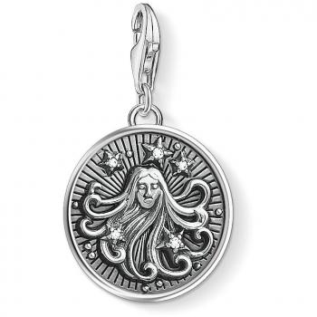 Colgante Charm Zodíaco Virgo de Plata 925 con Circonitas
