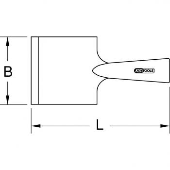 Rascador Convexo BRONZEplus 100 mm KS TOOLS