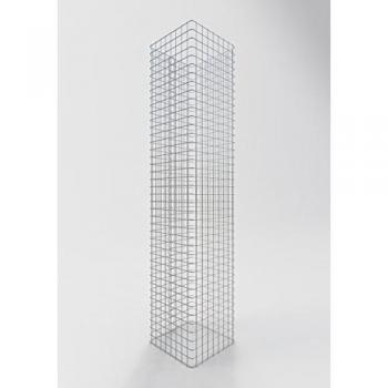 Columna de Gaviones Rectangular 42 cm x 42 cm, Altura 200 cm, Malla de 5 x 5 cm - Fabricada en Alemania