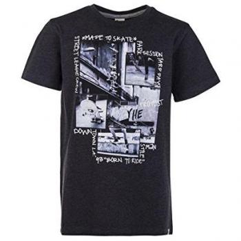 Protest Nevan Jr - Camiseta de Niños EN Color Negro