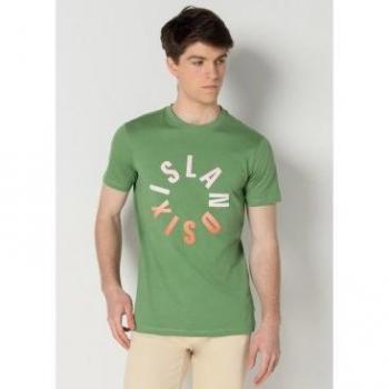 Camiseta de manga corta verde Six Valves