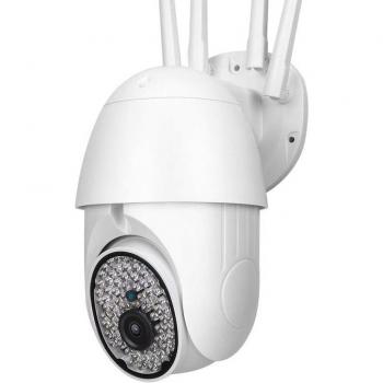 Cámara IP Inalámbrica de Seguridad Exterior con PIR, Domo Panorámico, WIFI 2.4G, Impermeable, Monitor CCTV AC 100V-240V