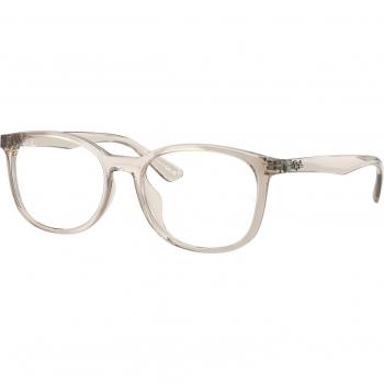 Ray-Ban RX7093D Asian Fit 8271 Unisex Eyeglasses Brown Size 54 - Blue Light Block Available