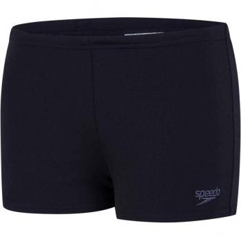 Bañador de natación Speedo Essentials Endurance+ Aquashort para niños, color azul oscuro, talla 7-8