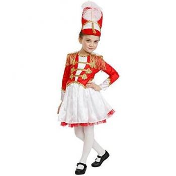 Dress Up America Majorette - Conjunto de batería de Banda de Marcha Elegante para niñas, Talla Mediana