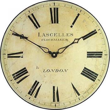 Reloj de Pared Clásico Roger Lascelles PUB/LASC Beige 36 cm x 36 cm