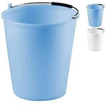 Cubo de Polietileno 18L Sin Borde Azzurro Stefanplast