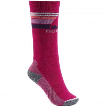Burton Emblem Midweight Calcetines de Snowboard, Niños, Rosa