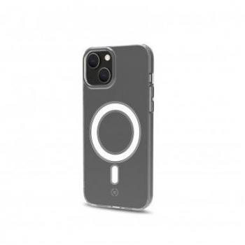 Celly GELSKINMAG Funda para iPhone 13 Transparente con Soporte Magnético 15,5 cm (6.1)