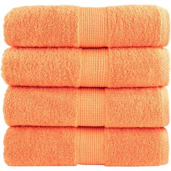 Toallas de Huéspedes Solund Naranja 30x50 cm 600 GSM - 4 Unidades