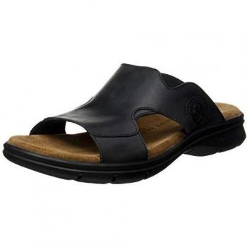 Panama Jack Robin Basics, Sandalias con Punta Abierta Hombre, Negro