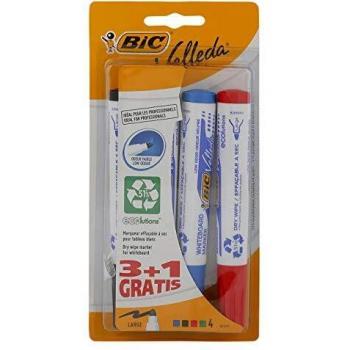 BiC Velleda 1701 - Lote de rotuladores para pizarra blanca