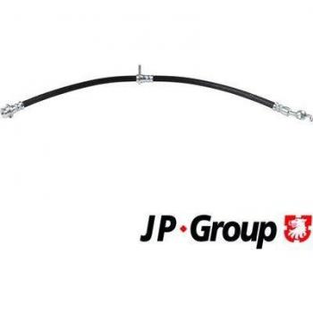 Latiguillo de freno JP GROUP 1261602100 - Manguera flexible para el sistema de frenos, fabricado en goma y acero, resistente a altas presiones, longitud específica para ajuste en vehículos, incluye conectores y sell