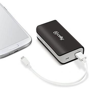 Celly PB4000BK - Estación de Carga 4000 mAh, Multicolor