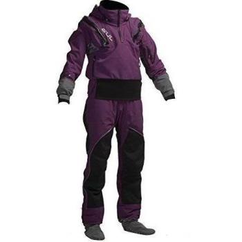 Gul Taw Ladies Kayaking Drysuit NEW U-ZIP Design + Con Zip inc FLEECE Plum/Grey GK0150 Size - - Small
