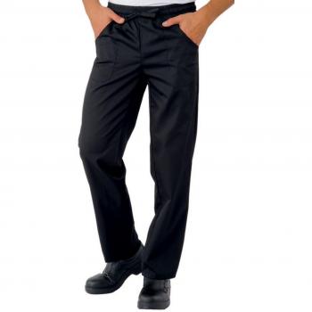 Isacco UNISEX - Pantalón de cocina, talla XL, color negro