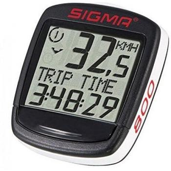 Sigma BC Baseline 800  Cuentakilómetros, Unisex, Negro