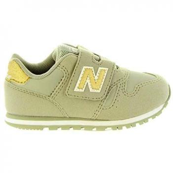 New Balance Zapatillas KV373GUY Beige, Unisex niño, Marron, 21