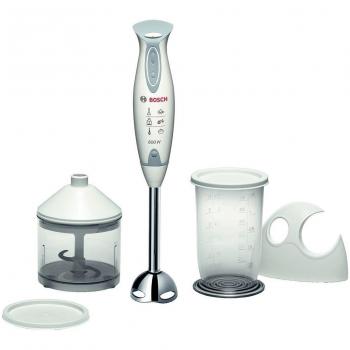 Bosch MSM6500 - Batidora Manual de 600W con Cuchillas de Acero Inoxidable, en Blanco