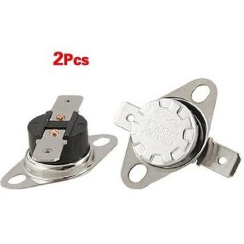 SODIAL(R) 2 x Termostato Interruptor de Control de Temperatura 125C Celsius N.C. KSD301