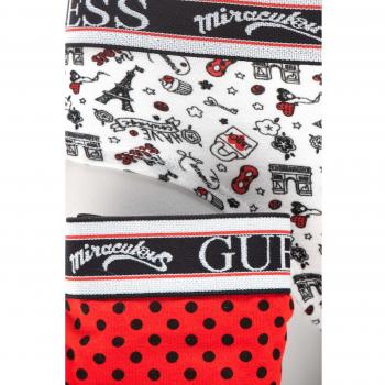 Guess Intimo Slip Miraculous 2 Unidades Negro 14 Años