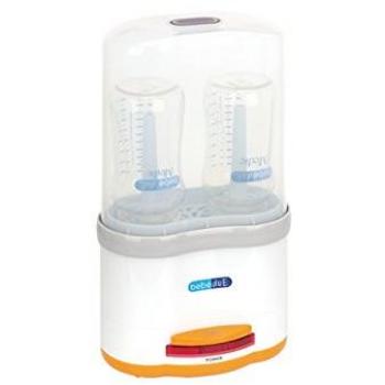 Bebé Due Electrico Doble - Esterilizador eléctrico, Esterilizador, Color Transparente y blanco, Esterilizadores