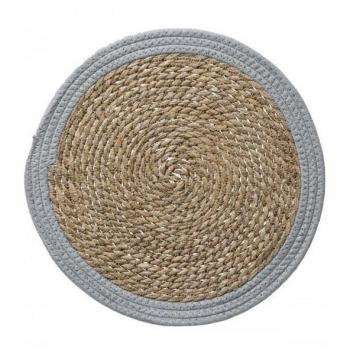 Mantel individual Happy Pop gris de 38cm