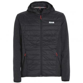 Slam Forro Polar Con Cremallera Active Hood Hybrid, Sudadera Act Hybrid Fleece, Color Grafito, Talla XL