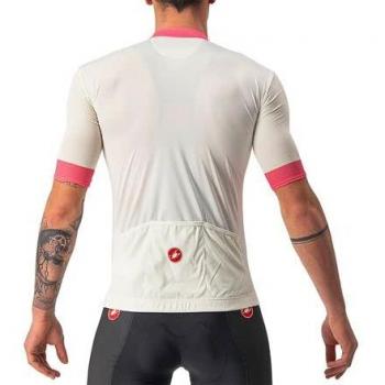 Maillot Castelli Giro Italia 2022 Fuori Manga Corta Blanco M