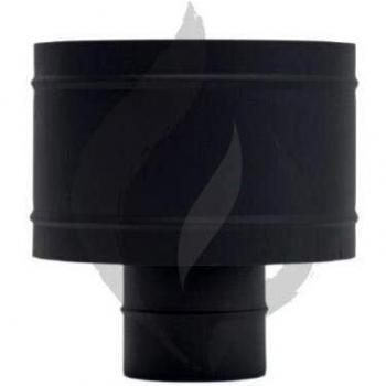 SOMBRERO ANTIRREVOCANTE EXOJO PARA CHIMENEA VITRIFICADO NEGRO MATE