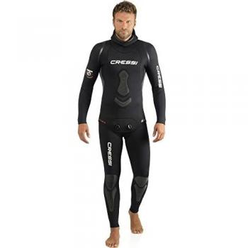 Cressi Apena Men Complete Wetsuit 3.5mm Traje Profesional de Apnea y Pesca, Hombre, Negro, XL/5