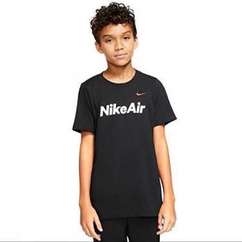 NIKE CU6607-011 Camiseta, Negro, XS para Niños