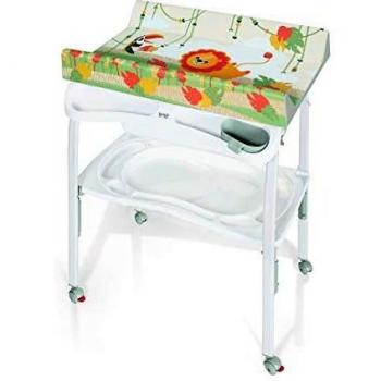 Brevi Pratico Bañera Cambiador Plegable Selva, Jungla