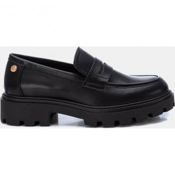 Xti Mocasín 141817 Mujer Negro Talla 37 con Detalle de Antifaz y Suela Gruesa de Goma