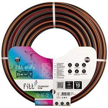 Suinga Manguera de Riego Jardín 15mm 5/8 50m PVC 3 Capas Alta Presión Resistente al Ozono y Antialgas Profesional
