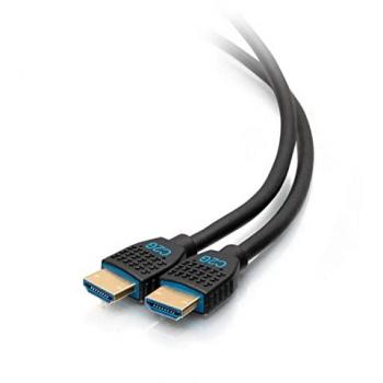 C2G 3ft 4K HDMI Cable, Performance Series Ultra Flexible High Speed HDMI Cable, 0.9m length, supports 4K at 60Hz, In-Wall CMG (FT4) Rated, compatible with