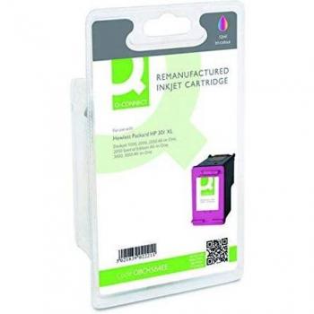 Q-Connect HP 301XL Remanufactured Colour Inkjet Cartridge High Yield CH564EE