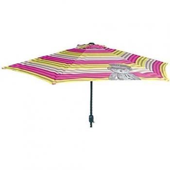 Lulu Castagnette 5MER073LL - Sombrilla para patio, rose/jaune/gris