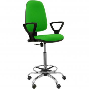 Taburete Sierra CP Verde con Reposabrazos Fijos