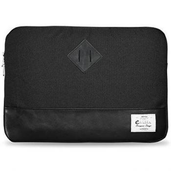 Funda para Portátiles e-Vitta Heritage 15.6 - Color Negro con Relleno de Espuma de Poliéster y Interior Afelpado