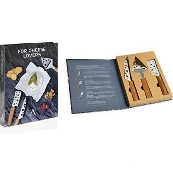 Andrea House - Set 3 Cuchillos Queso Inox/Acacia
