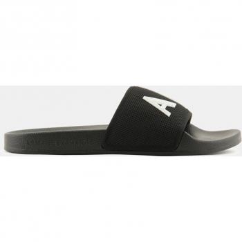 Chanclas de hombre Armani Exchange tipo pala con logotipo, modelo XUP001XV820S277, color negro, talla 41 EU