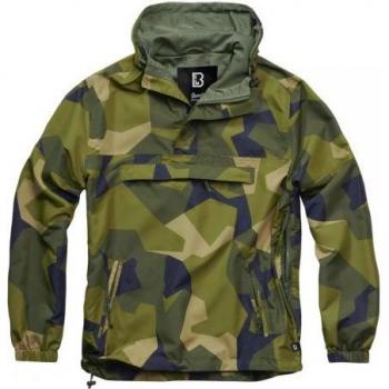 Chaqueta cortavientos ligera de verano para hombre en camuflaje digital