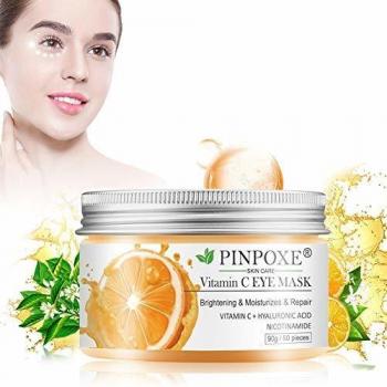 Mascarilla para los ojos, Máscaras antiarrugas para los ojos, Ojos Parches, Máscara para ojos de colágeno, Con colágeno de vitamina C, Anti edad para ojeras,bolsas,patas de gallo e hinchazón, 30 pcs
