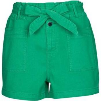 Pantalón corto Naf Naf para mujer, color verde, con bolsillos