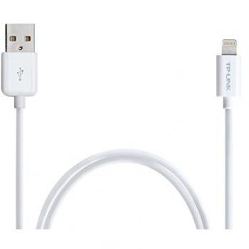 TP-LINK TL-AC210 Apple Lightning a USB Cable 1,0 m/cm 100,58 para iPhone 6/6S, 6/6S Plus, iPhone 5S/5/5C, iPad, iPad Mini, iPad Air, iPad Pro, iPod Nano 7th Gen y iPod Touch 5th Generation - blanco