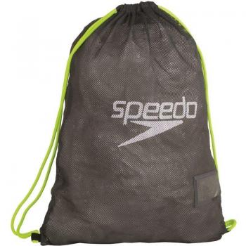 Speedo Equipment Mesh Bolsa de Cordones, Unisex niños, Gris