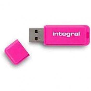 Integral TS-180563 Neon 2.0 USB Flash Drive, 16GB, Pink
