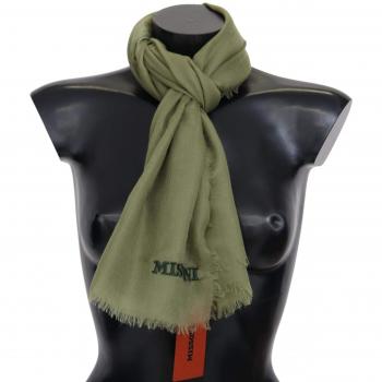Green Cashmere Unisex Neck Wrap Scarf